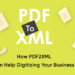 How PDF2XML Can Help Digitizing Your Business1